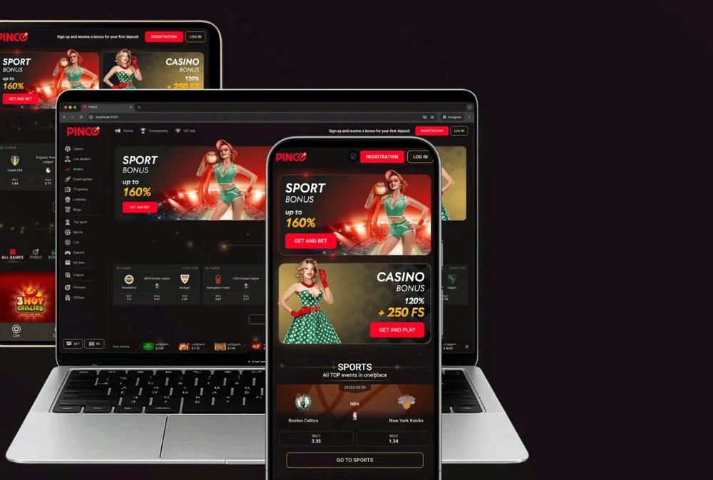 Pinco на всех устройствах — ПК, планшет, смартфон